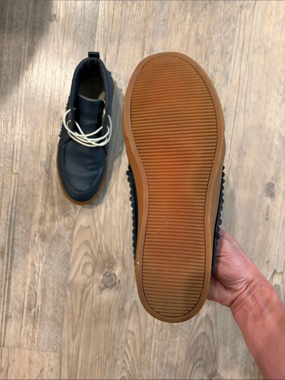 Vintage leather Generic Surplus high top